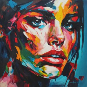 Jesień Marian, Portret, Akryl, 60 X 60 Cm (1)