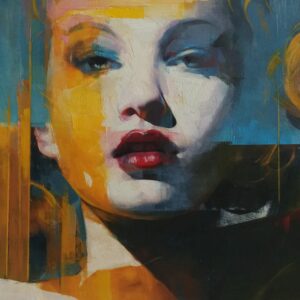 Wong Karen, Dziewczyna W Oknie, Olej Na Płótnie, 50x50cm